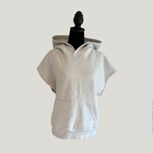 Aritzia TNA Cozy Fleece Boyfriend Sleeveless Hoodie
